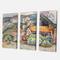 Designart - Greek Landscape Off The Coast Of The Aegean Sea - Traditional Canvas Wall Art Print